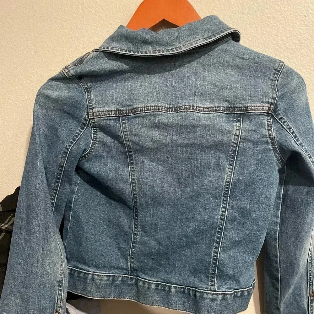 So‎ girls denim juniors jacket blue size XL